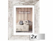 2x1 ZEP Nelson 6 bilohnědy 30x40 dřevo obrazový ram V21346