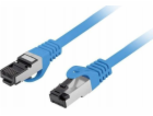 Lanberg Patchcord kat. 8.1 S/FTP LSZH CU 1,5 m modrý, sch...