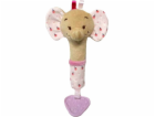 TULILO Hračka se zvukem - růžový slon 17 cm