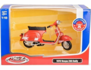 Daffi Skútr MSZ Vespa 200 Rally 1976, modelová řada 1:18, červená