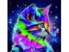 Norimpex Diamantová mozaika - Kočka s motýlem v noci
