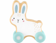 Fisher Price Dřevěný zajíček na kolečkách