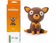 Tm Toys Hey Clay modelovací figurka z hlíny nadýchaná zvířátka, čivava