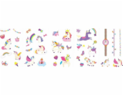 MG DYSTRYBUCJA Samolepky na nehty a tetování - Jednorožci