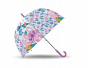 Kids Euroswan Ruční průhledný deštník 19 palců Stitch