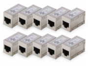 Digitus DIGITUS CAT 6, modulare Kupplung, geschirmt - 10 Stk.