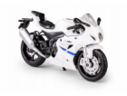 Daffi Motocykl 1:18 SUZUKIX STI 20 GSX-R1000 bílý
