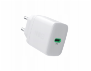 Green Cell USB nabíječka do zásuvky 30W 1x USB-C BÍLÁ