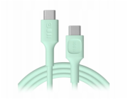 Green Cell Silikonový kabel PowerFlex 100W USB-C-USB-C, 2 m, zelený