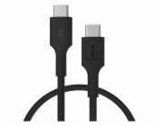 Green Cell Silikonový kabel USB-C-USB-C PowerFlex 100W 0,3m černý