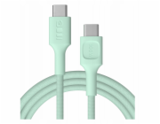 Green Cell Opletený kabel USB-C-USB-C PowerStream 100W, 2 m, zelený