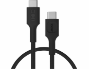 Green Cell Opletený kabel USB-C-USB-C PowerStream 100W 0,3 m černý