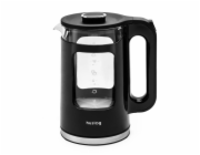 Rychlovarná konvice Huslog 1,7l černá sklo/plast