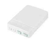 Digitus FTTH Gehäuse mit 2x LC/APC DX Kupplung (weiß)