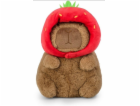 Daffi Maskot kapybara jahodový klobouk 20 cm