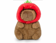 Daffi Maskot kapybara jahodový klobouk 20 cm