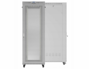 Lanberg 19" 47U 800x1200 šedá stojatá racková skříň s perforovanými dveřmi LCD (ploché balení) V2