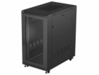 Lanberg 19" 22U 600x1000 černá stojatá racková skříň s pe...