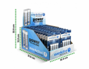 everActive Baterie LR03/AAA pro alkalické do komerčního displeje 96 ks.
