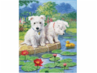 Norimpex Diamantová mozaika - Psi u rybníka