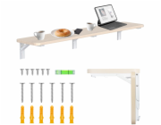 Maclean Skládací police 100x20cm MC-129 WD