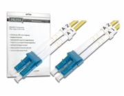 DIGITUS Fiber Optic Patch Cord, LC to LC, Singlemode, OS1, 09/125 µ, Duplex Length 1m