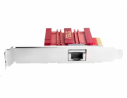 ASUS XG-C100C v2 Síťový adaptér 10GBase-T PCIe se zpětnou kompatibilitou 5/2,5/1G a 100Mb/s, RJ45 port a integrovaný QoS