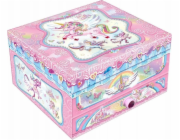 Pulio Hudební skříňka Pecoware se zásuvkou - Jednorožec