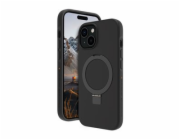dbramante1928 Iceland Ultra - Zadní kryt pro mobilní telefon - s hliníkovým stojánkem - kompatibilita s MagSafe - D3O, plast - černá - pro Apple iPhone 13, 14, 15, 16e, 17e