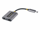 Startech USB-C Headphone Splitter, USB Type C Dual Headse...
