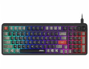 MSI herní klávesnice FORGE GK110/ drátová/ RGB podsvícení/ USB/ CZ+SK layout