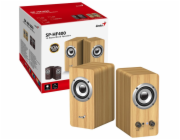 GENIUS repro SP-HF400 Pine Wood/ 2.0/ 10W/ dřevěné/ barva světlé dřevo