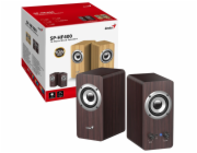 GENIUS repro SP-HF400 Dark Brown/ 2.0/ 10W/ dřevěné/ barva tmavé dřevo