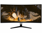 AROZZI NOVA herní monitor 34" 34T2K165 Black/ LED/ 3440x1440/ 165Hz/ VA/ 4000:1/ 1ms/ 2xHDMI/ 2xDP/ černý