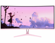 AROZZI NOVA herní monitor 34" 34T2K165 Pink/ LED/ 3440x1440/ 165Hz/ VA/ 4000:1/ 1ms/ 2xHDMI/ 2xDP/ růžový