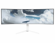 AROZZI NOVA herní monitor 49" 49TUW165 White/ LED/ 5120x1440/ 165Hz/ VA/ 3000:1/ 1ms/ 2xHDMI/ DP/ USB-C/ bílý