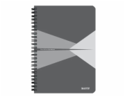Leitz zápisník Office A5 s kartonovými deskami, drátěná vazba, čtverečkovaný