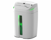 KOBRA skartovač S6-HYBRID/ příčný řez 5,8 mm/ A4/ kapacita 28 listů/ objem koše 40l/ stupeň utajení P2/ bílo-zelený