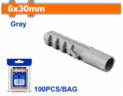 Wadfow Hmoždinka natloukací 6x30mm, sada 100ks