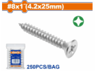 Wadfow Vrut samořezný ZH 4.2x25mm, sada 250 ks