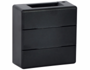 IMMAX LUXLINE venkovní LED nástěnné osvětlení, 6W, 3000K, 240V, IP54, černé