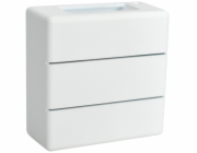 IMMAX LUXLINE venkovní LED nástěnné osvětlení, 6W, 3000K, 240V, IP54, bílé