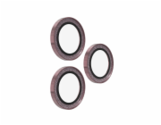 ZAGG Ochranná čočka pro Apple iPhone 17 Pro/Pro Max/16 Pro/Pro Max/15 Pro/Pro Max - růžová třpytka