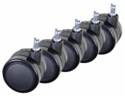 AROZZI Wheel Pack PU XL/ univerzální sada náhradních koleček pro herní židle