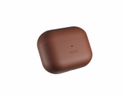 EPICO Leather Case pro Airpods Pro 3 - hnědá