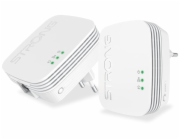 STRONG sada 2 adaptérů Powerline PL600MDUO/ 600 Mbit/s/ 1x LAN/ bílý