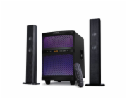 FENDA F&D repro T-200X/ 2.1/ 70W/ černé/ BT4.0/ FM rádio/ USB přehrávání/ dálkové ovládání