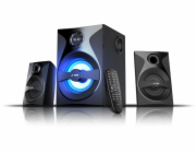 FENDA F&D repro F380X/ 2.1/ 54W/ černé/ BT4.0/ NFC/ FM rádio/ USB/SD přehrávání/ dálkové ovládání