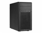 SilverStone FARA 313, kompaktní Micro-ATX skříň, 2x USB 3.0, GPU až 354mm, ocel, černá