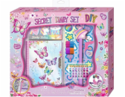 Pulio Pecoware diář na zip s příslušenstvím - motýli